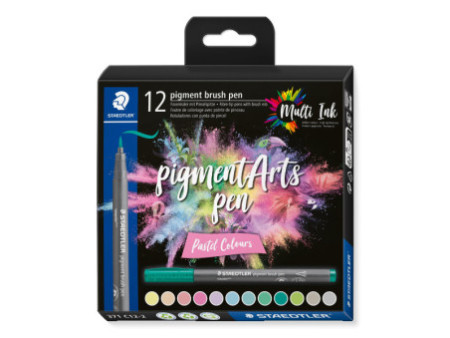 STAEDTLER Feutre pigment brush pen 'Pastel Colours'
