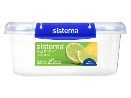 Sistema Boîte de conservation KLIP IT PLUS, 1 l, bleu