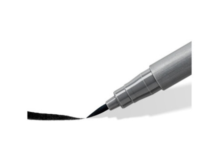 STAEDTLER Feutre pigment soft brush pen 'Grey Colours'