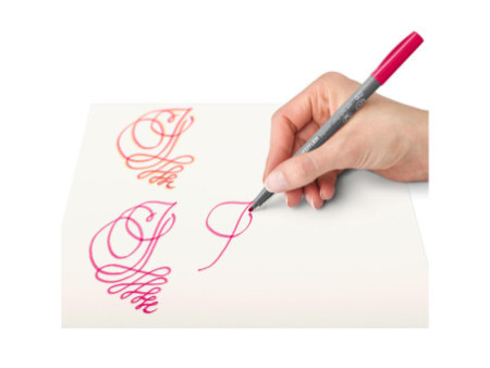 STAEDTLER Feutre pigment calligraphy pen, étui de 12