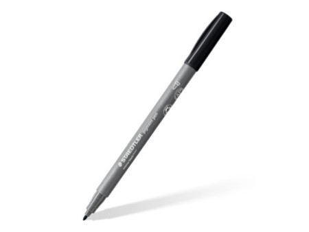 STAEDTLER Feutre pigment pen, noir, étui carton de 2