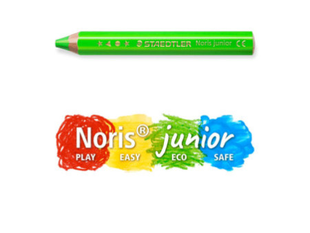 STAEDTLER Crayon de couleur Noris junior FLUO, étui de 4