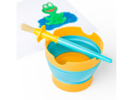 STAEDTLER Gobelet Noris junior, turquoise/jaune soleil