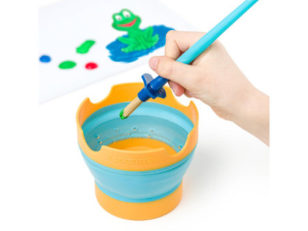 STAEDTLER Gobelet Noris junior, turquoise/jaune soleil