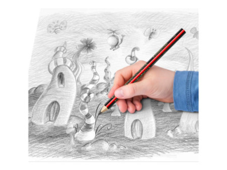 STAEDTLER Crayon d'apprentissage tradition jumbo, HB, pot