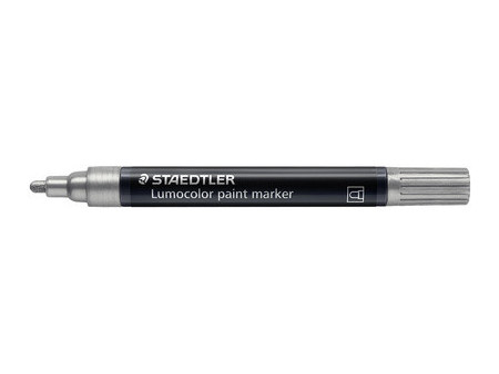 STAEDTLER Marqueur acrylique paint marker Lumocolor, argent