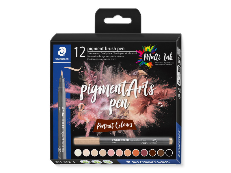 STAEDTLER Feutre pigment brush pen 'Portrait Colours'