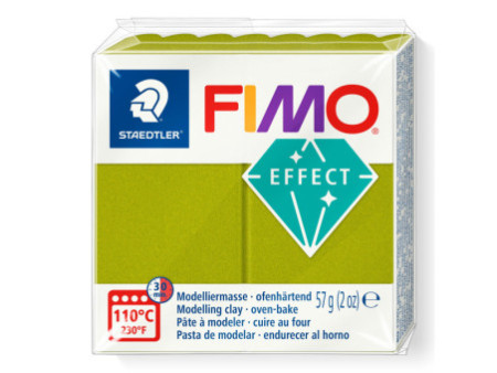 FIMO Pâte à modeler EFFECT, 57 g, vert métallisé