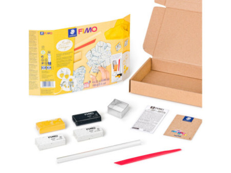FIMO Kit pâte à modeler SOFT design marbre, à cuire au four