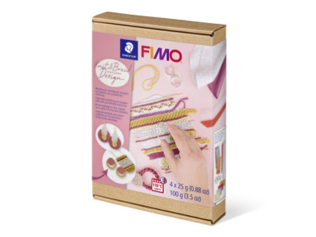 FIMO Kit pâte à modeler SOFT design tricot, à cuire au four