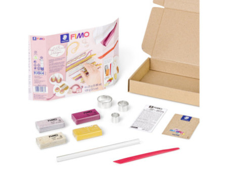 FIMO Kit pâte à modeler SOFT design tricot, à cuire au four