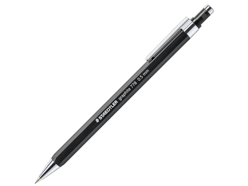 STAEDTLER Porte-mines graphite 778, 0,5 mm, noir