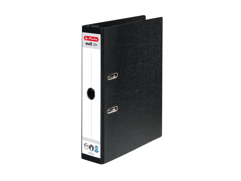 herlitz Classeur suspendu maX.file, dos: 70 mm,noir