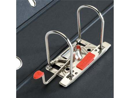 herlitz Classeur suspendu maX.file, dos: 70 mm,noir