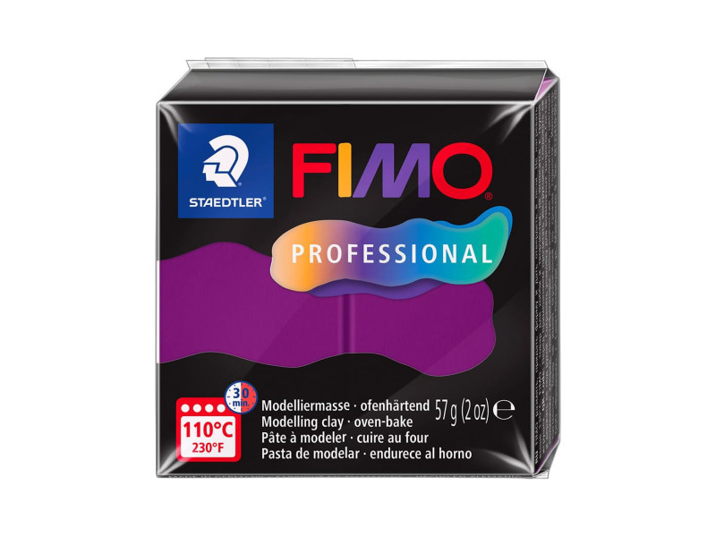 FIMO PROFESSIONAL Pâte à modeler, 57 g, violet