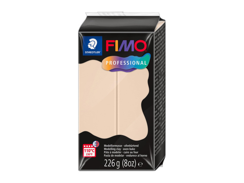 FIMO PROFESSIONAL Pâte à modeler, 226 g, beige