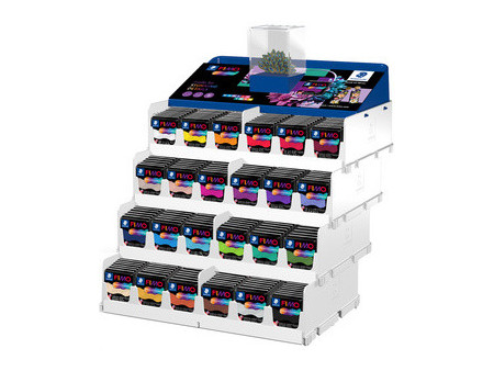 FIMO Pâte à modeler PROFESSIONAL, à cuire, présentoir de 288