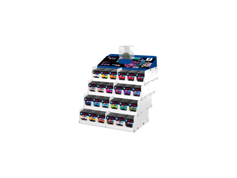 FIMO Pâte à modeler PROFESSIONAL, à cuire, présentoir de 288