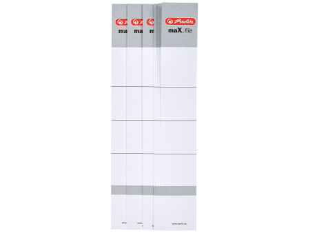 herlitz Etiquette pour dos de classeur maX.file, 30 x 190 mm