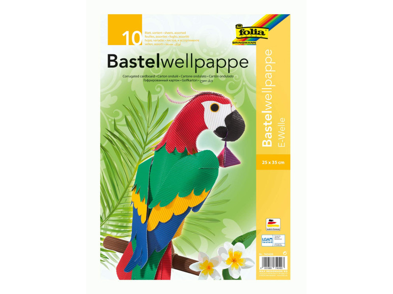folia Carton ondulé pour travaux manuels, 250 x 350 mm