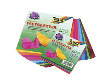 folia Papier à plier, 150 x 150 mm, 70 g/m2, 100 feuilles