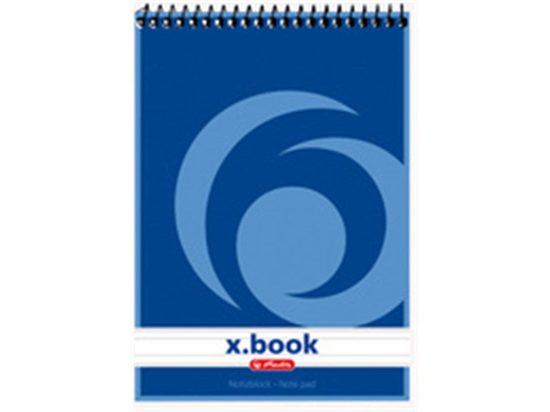 herlitz Bloc-notes à spirale x.book, A5, 50 feuilles