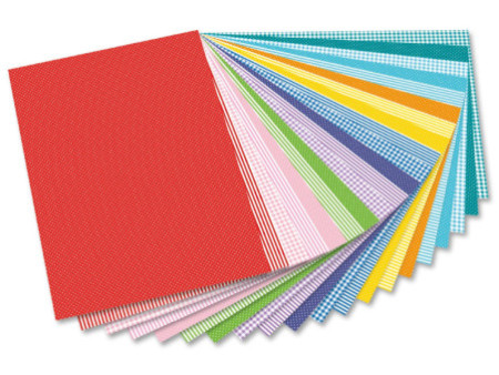 folia Bloc en papier à motifs 'Basic Intensiv', 240 x 340 mm