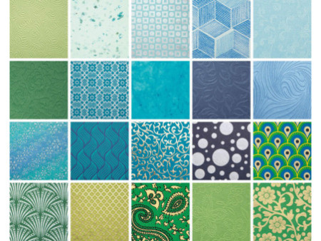 folia Bloc de papier naturel 'KERALA', 20 feuilles
