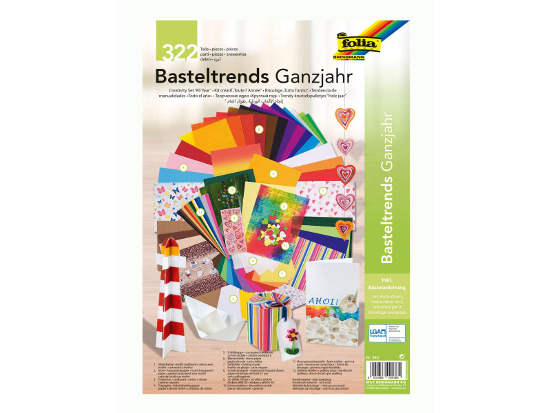 folia Kit de bricolage de papier 'tendance' toute l'année