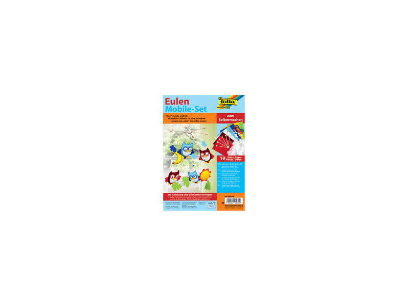 folia Set mobile 'Hiboux', 19 pièces