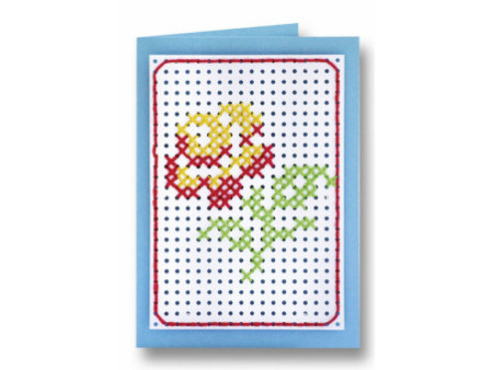 folia Kit de carton à broder, 175 x 245 mm, 300 g/m2