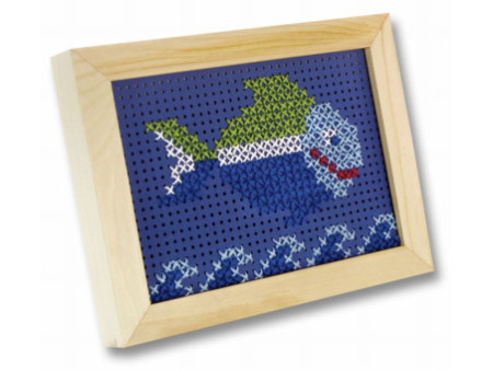 folia Kit de carton à broder, 175 x 245 mm, 300 g/m2