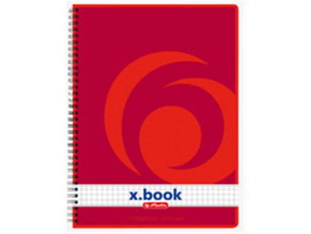 herlitz Cahier à spirales x.book A5, 160 pages, ligné