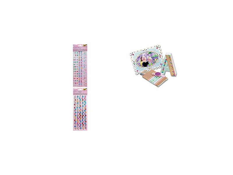 folia Bordure en strass 'Candy 2', autocollant