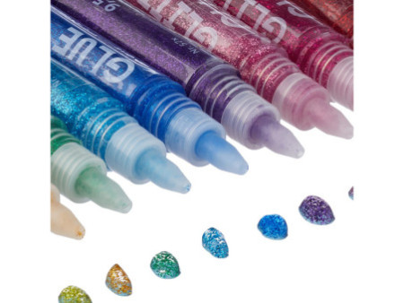 folia Colle pailletée ' Glitterglue', 9,5 ml, assorti
