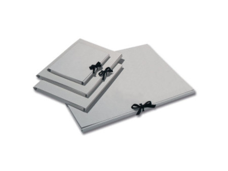 folia Carton à dessin, en carton gris, A3, avec un ruban