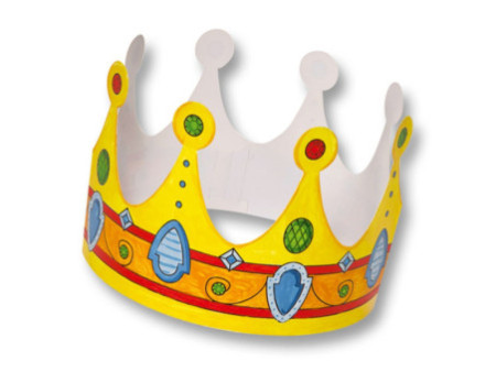 folia Couronnes pour enfants en carton, different modèles