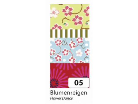folia Rubans autocollants déco Washi-Tape BLUMENREIGEN