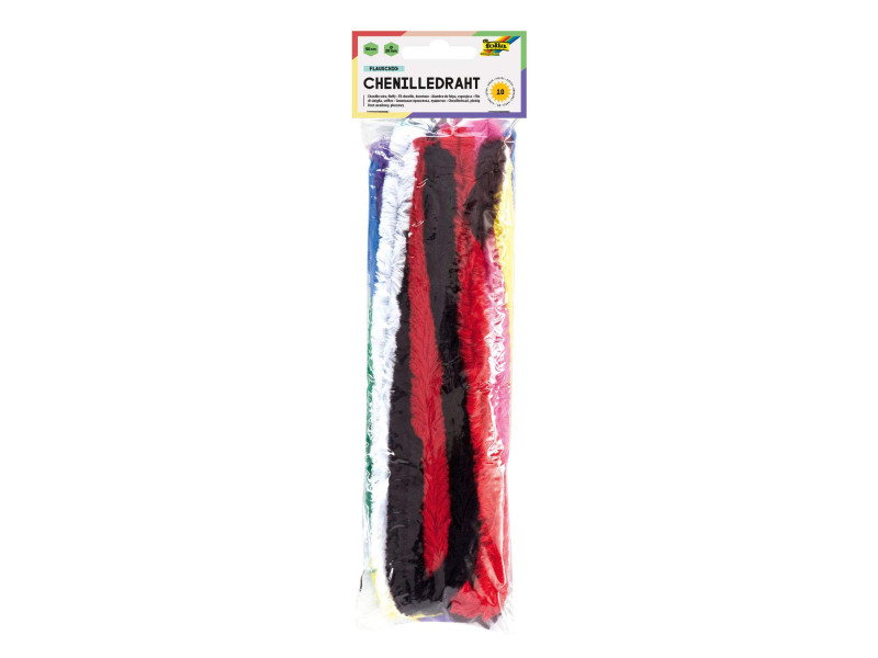 folia Fil métallique chenille, 20 mm x 500 mm, assorti