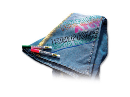 folia Marqueur pour textiles, set de 6, assorti