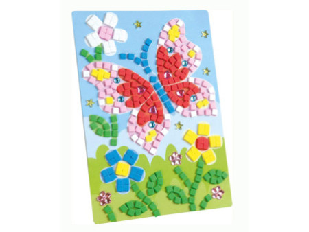 folia Mosaique de mousse caoutchouc 'papillon', 405 pièces