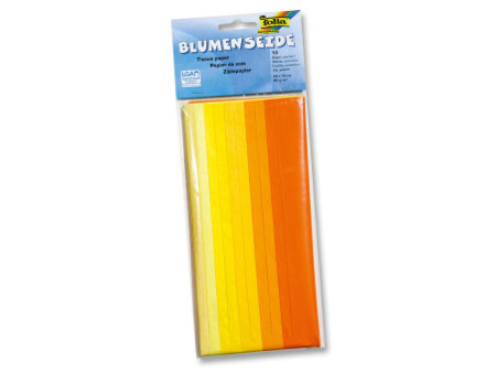 folia Papier de soie, (L)500 x (H)700 mm, 20 g/m2, jaune