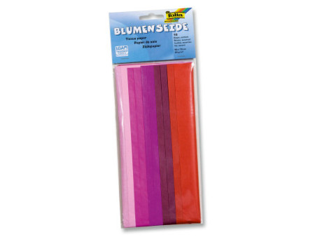 folia Papier de soie, (L)500 x (H)700 mm, 20 g/m2, rouge