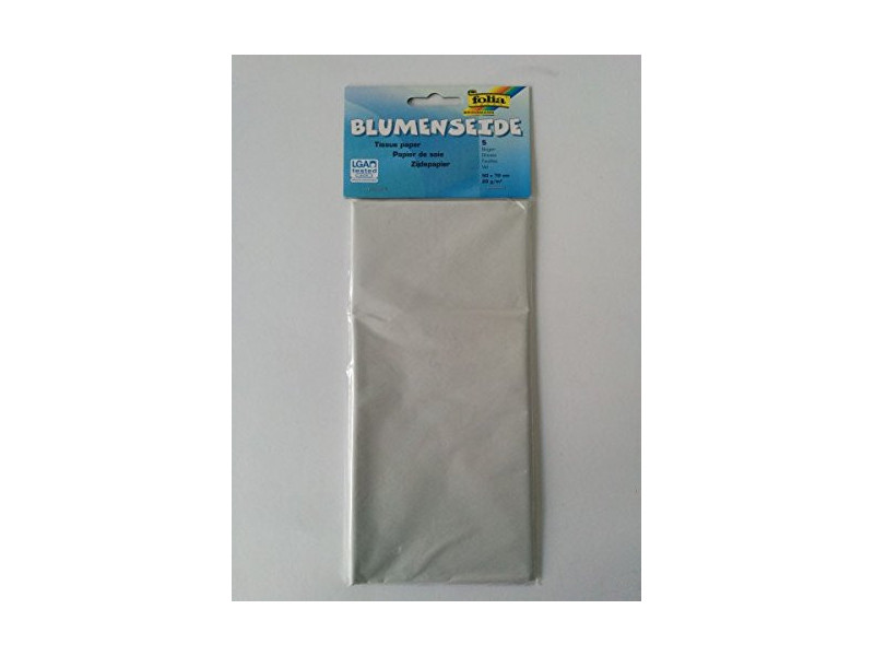 folia Papier de soie, (L)500 x (H)700mm, 20 g/m2, gris