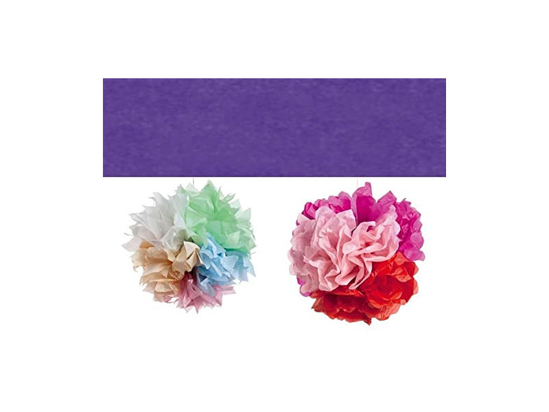 folia Papier de soie, (L)500 x (H)700mm, 20 g/m2, violet