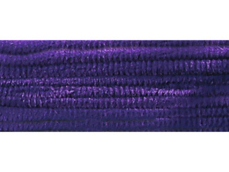 folia Fil métallique chenille (cure-pipe), violet foncé