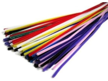 folia Fil métallique chenille (cure-pipe), bleu moyen