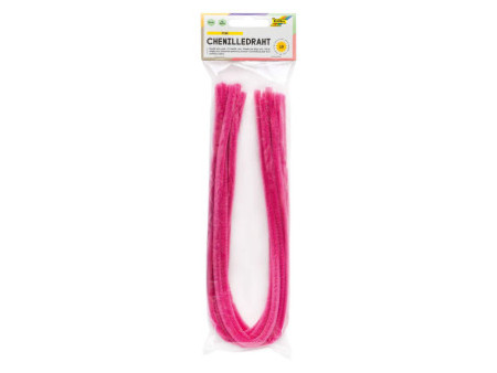 folia Fil métallique chenille (cure-pipe), pink