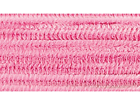 folia Fil métallique chenille (cure-pipe), rose