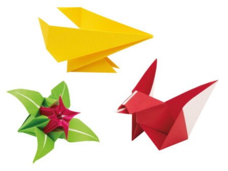 folia Feuilles de papier origami à plier, 190 x 190 mm